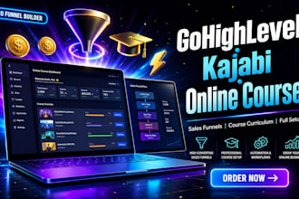 do gohighlevel online course sales funnel kajabi online course course curriculum