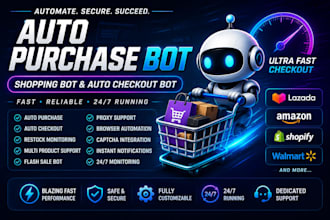 do walmart bot amazon bot auto checkout bot popmart bot lazada bot