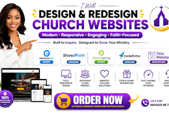 design churchsites ekklesia360 sharefaith churchspring rocketsites tithe website