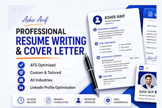 create ats resume and cover letter
