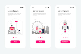 design onboarding and splash screens for your mobile app