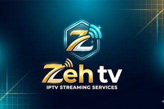 modern iptv logo for you