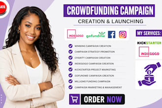 do crowdfunding campaign video, campaign creation on gofundme kickstarter