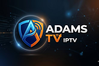 iptv logo in 3d