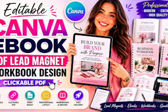 design editable canva ebook PDF lead magnet workbook template