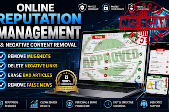 remove mugshots erase bad articles delete negative links false news on google