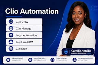 setup clio grow intake automation and clio manage workflows for law firms