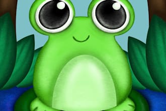 digitally paint fantasy animal portraits