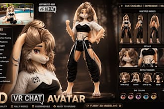 create vrchat avatar vrc avatar vrc commission nsfw vrc character 3d modelling