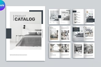 design wholesale product catalog lookbook for b2b automobile part supplier