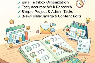 be your virtual assistant fot data entry and admin task