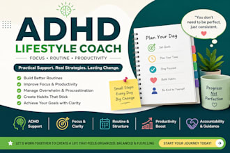be your adhd lifestyle coach for focus productivity
