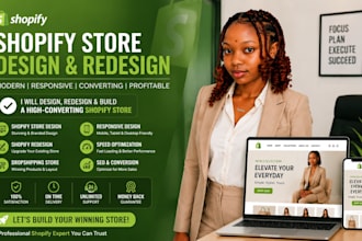 design shopify store website redesign shopify dropshipping store expert