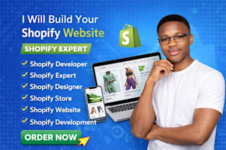 shopify developer  shopify homepage design redesign shopify website edit store