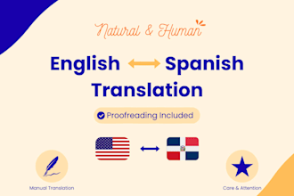 translate english to natural latin american spanish