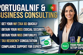 provide portugal nif, niss, and tax residency consulting for expats