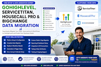 do gohighlevel servicetitan jobber housecall pro workiz bigchange data migration