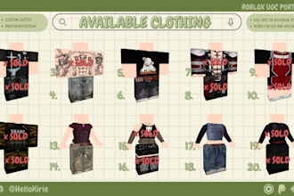 design you roblox clothing
