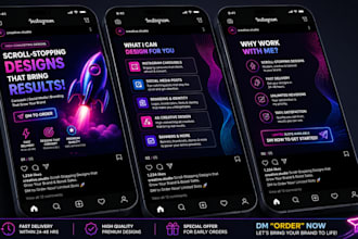 design express instagram carousel templates in 24 hours