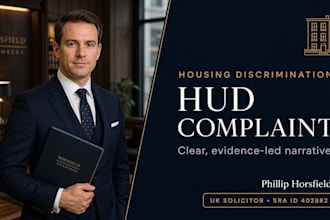 prepare a formal hud complaint for housing discrimination