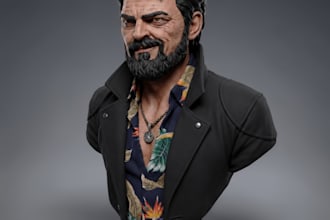 create a custom 3d printable collectible figure stl