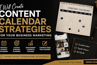 create content calendar startegies for your business marketing