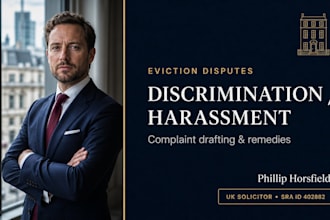 draft a complaint for eviction discrimination and landlord harassment