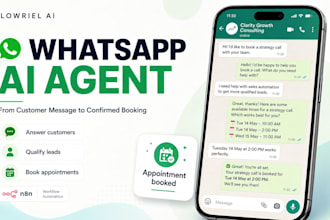 build a whatsapp ai sales and booking agent
