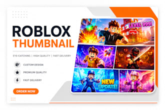 roblox design high CTR roblox youtube thumbnails
