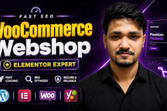 build a fast, SEO optimized woocommerce webshop with elementor