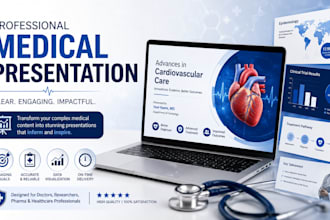 create healthcare and medical slide presentations