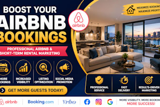 promote your airbnb listing and short term rental property for more bookings