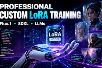 train professional custom lora for flux1, sdxl, stable diffusion and llms
