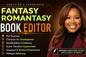 edit fantasy or romantasy book editing and proofreading