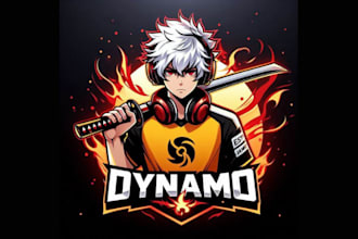 make a custom logo for anime, jrpg game, comic, webtoon, tcg brand