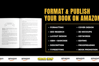 do amazon kdp book publishing, book formtting, publish book on amazon kindle kdp