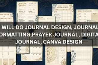 do journal design journal formatting prayer journal digital journal canva design