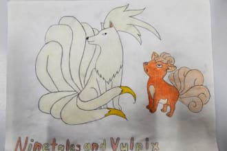draw a custom pokémon drawing