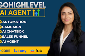 build your gohighlevel ai system, funnels, automations and chatbots