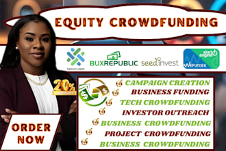 set up your equity crowdfunding campaign on startengine wefunder republic seedrs