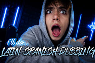 record spanish voice over and dubbing with a versatile voice