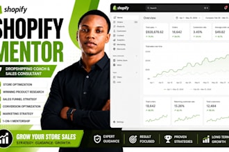 be your shopify mentor, dropshipping coach, and ecommerce consultant