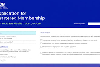 ciob application, mciob application, and mrics application review