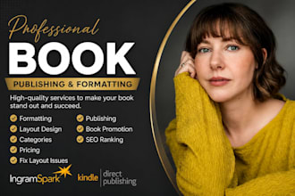 help you publish your book on ingramspark professionally