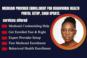 complete provider medicaid enrollment for behavioral health group practices