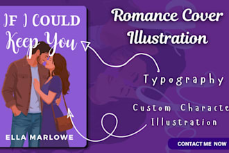 romance book cover illustration ebook cover design  romance contemporary kindle