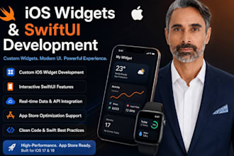 develop custom ios widgets and swiftui app features professionally