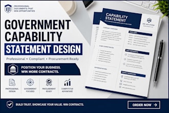 write capability statement for government contracts