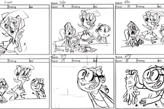 create professional storyboard panels for film, games and animation