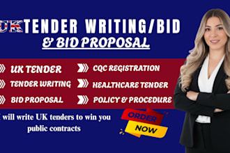 write UK tenders to win you public contracts, cqc registration